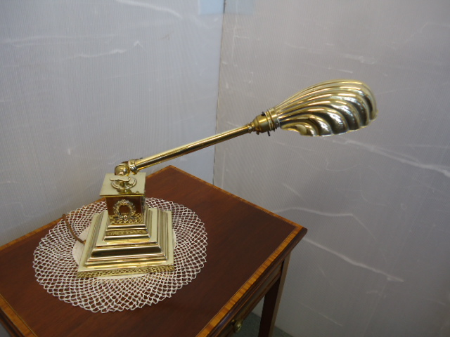 Vintage Brass Desk Lamp - Heathcote Antiques