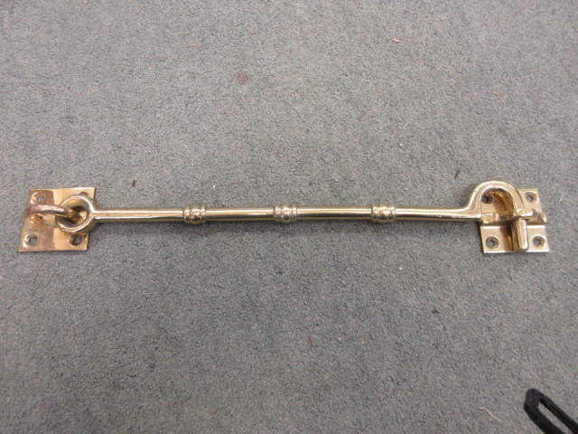 Brass Hook And Eye Latch New Old Stock Heathcote Antiques 